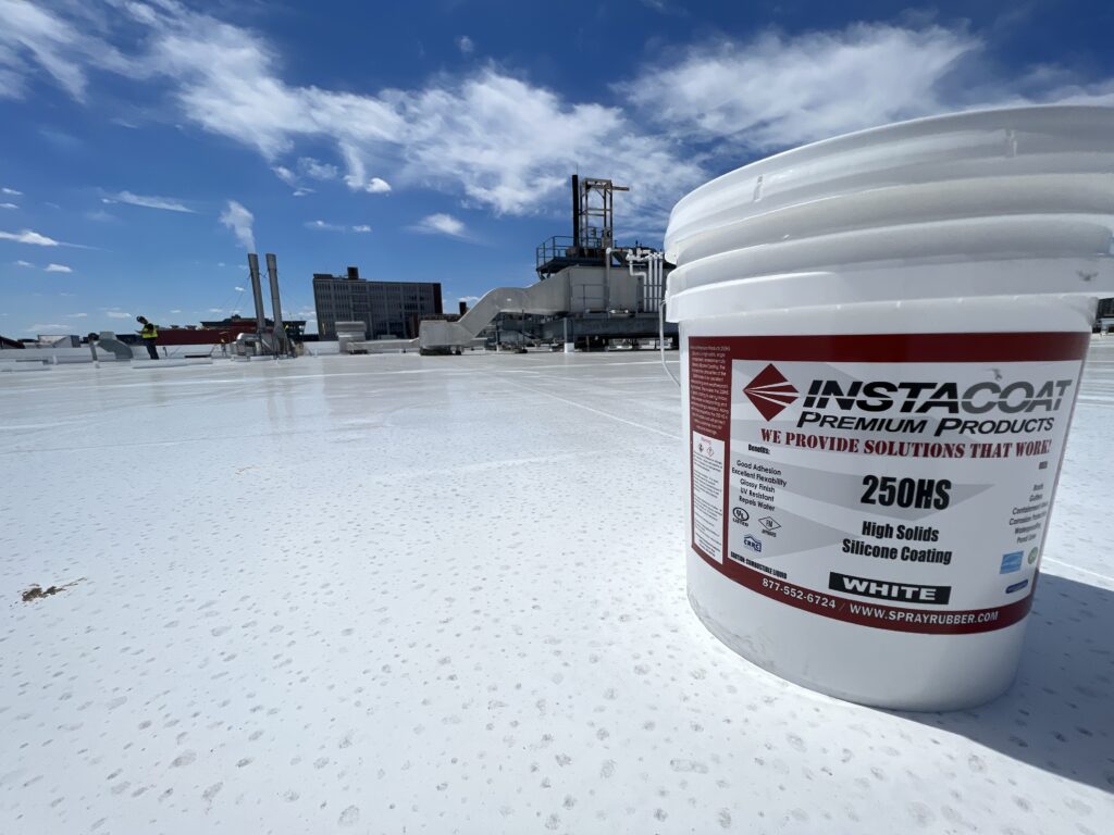 IPP Silicone roof restoration system